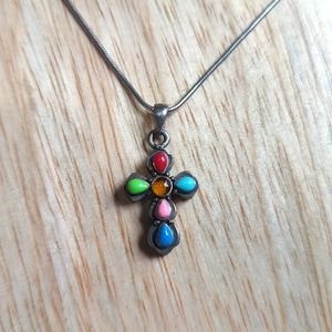 Silpada necklace with cross pendant